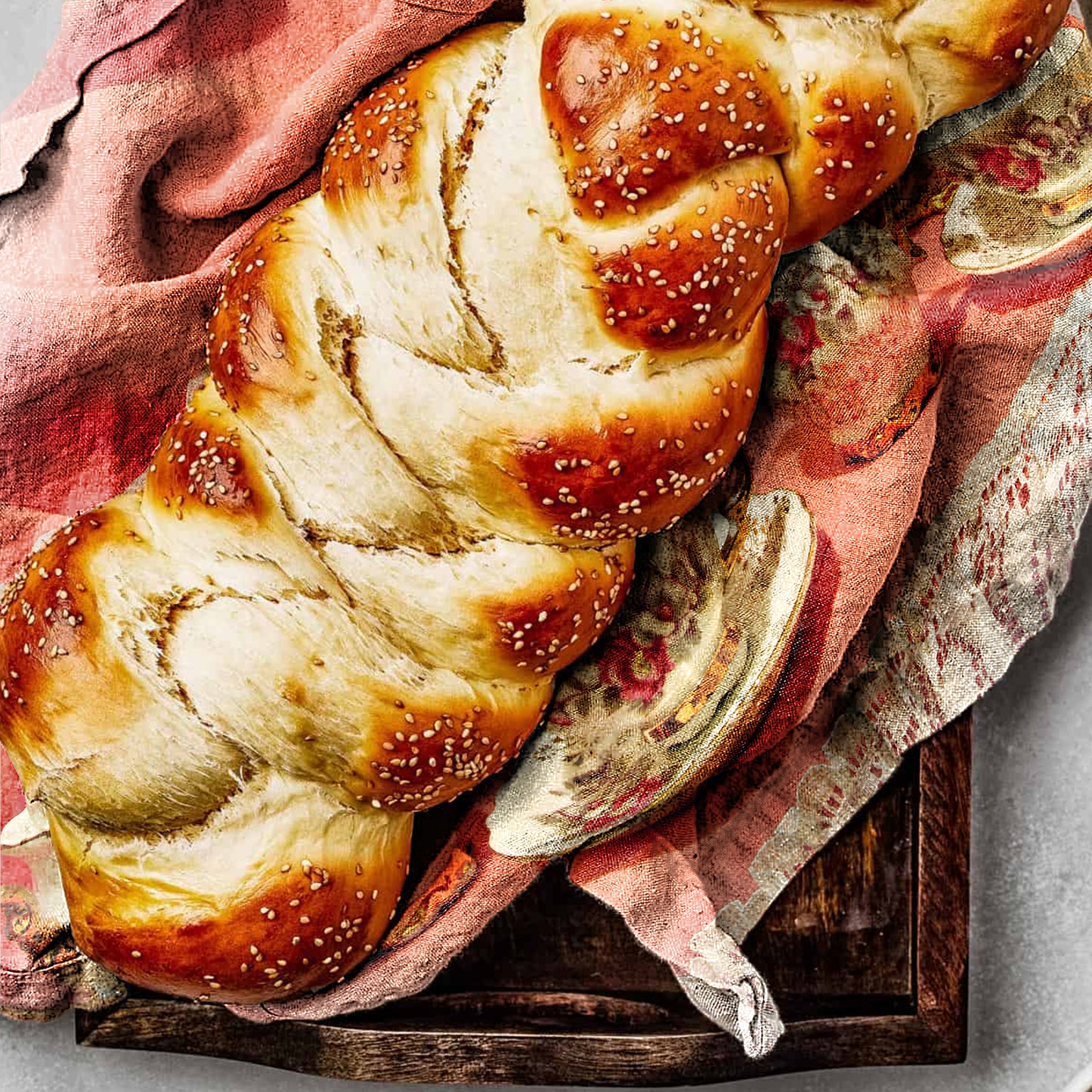 Pink Tea Set Tea Towel