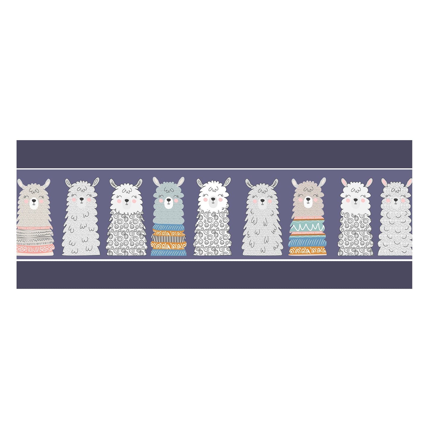 Purple Llama's Decoupage Drum Cover