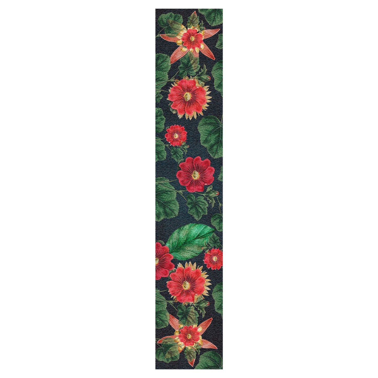 Scattered Red Flower Pattern Table Runner By Mark van Vuuren