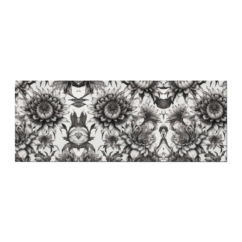 Shadow Bloom Flowers by Nathan Pieterse Large Desk Pad