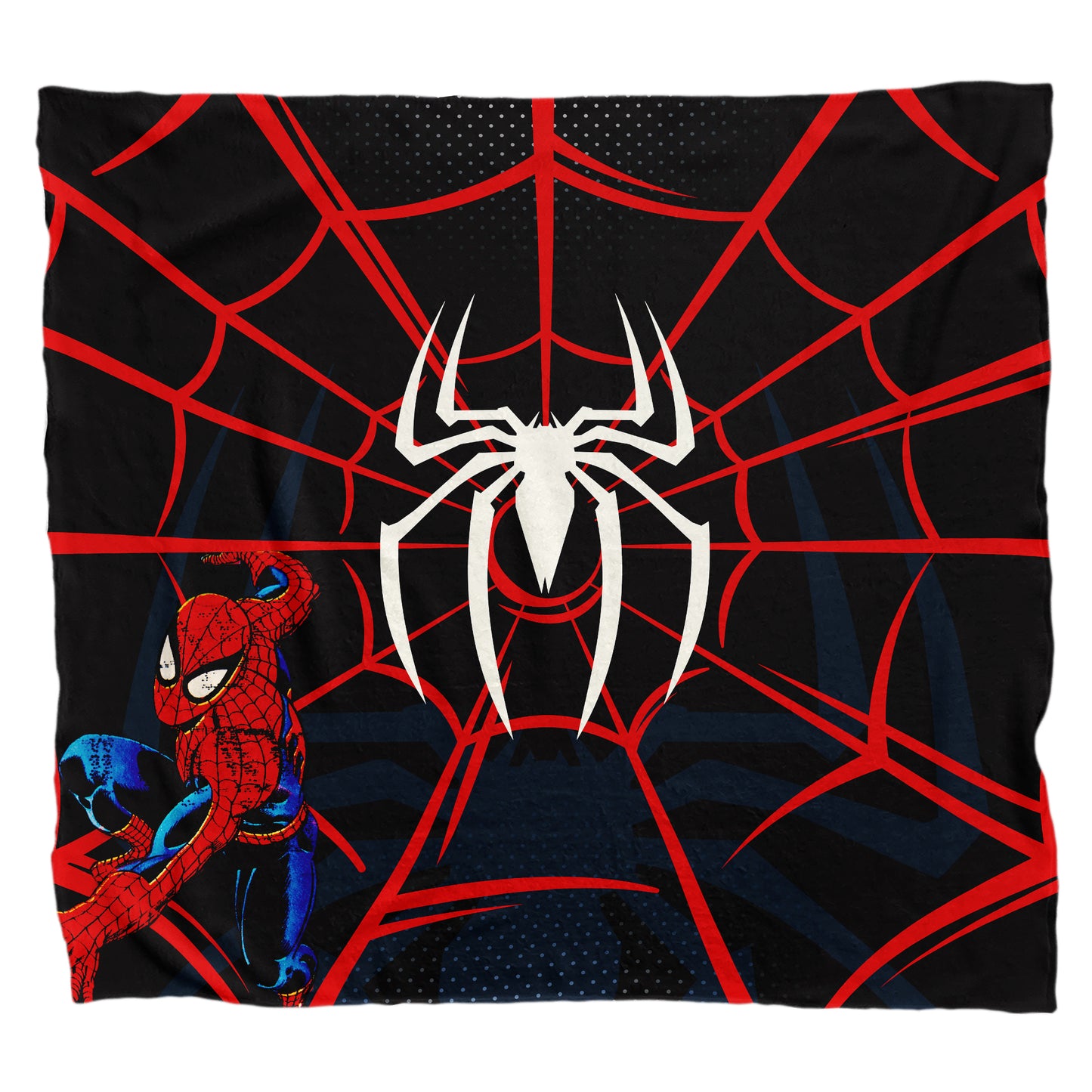Spiderman Logo Light Weight Fleece Blanket