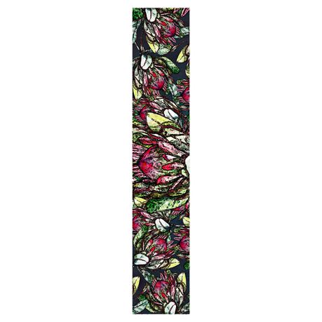 Stained Glass Protea Table Runner By Mark van Vuuren