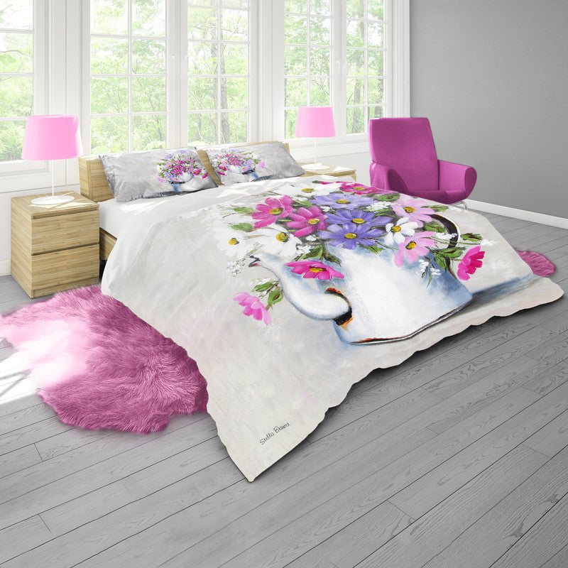 Colourful Gerberas By Stella Bruwer Duvet Cover Set