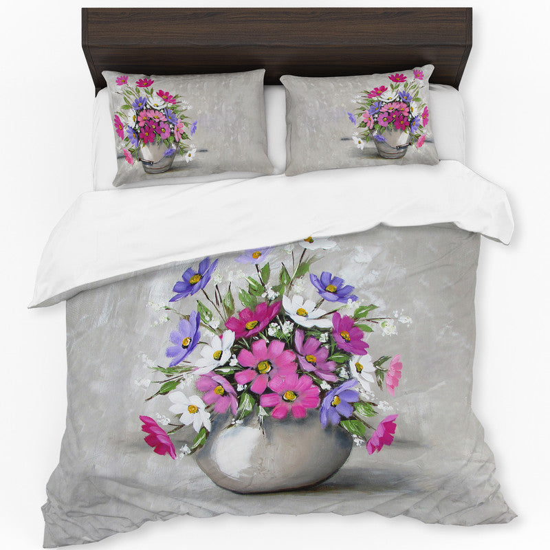 Bright Coloured Gerberas By Stella Bruwer Duvet Cover Set