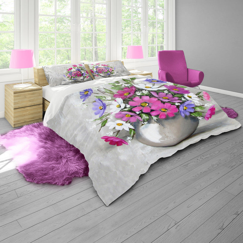 Bright Coloured Gerberas By Stella Bruwer Duvet Cover Set
