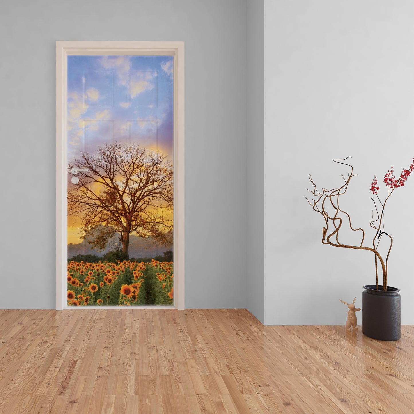 Sunflower Tree Decoupage 800mm x 2000mm (Door)