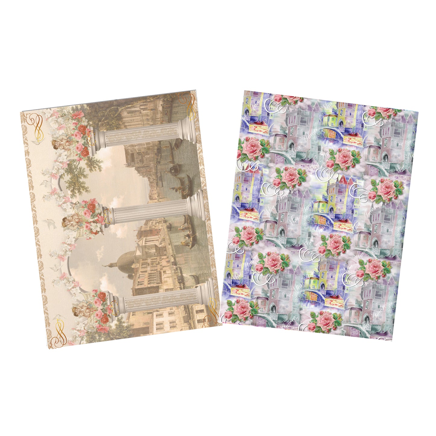 Venice Floral Decoupage A1