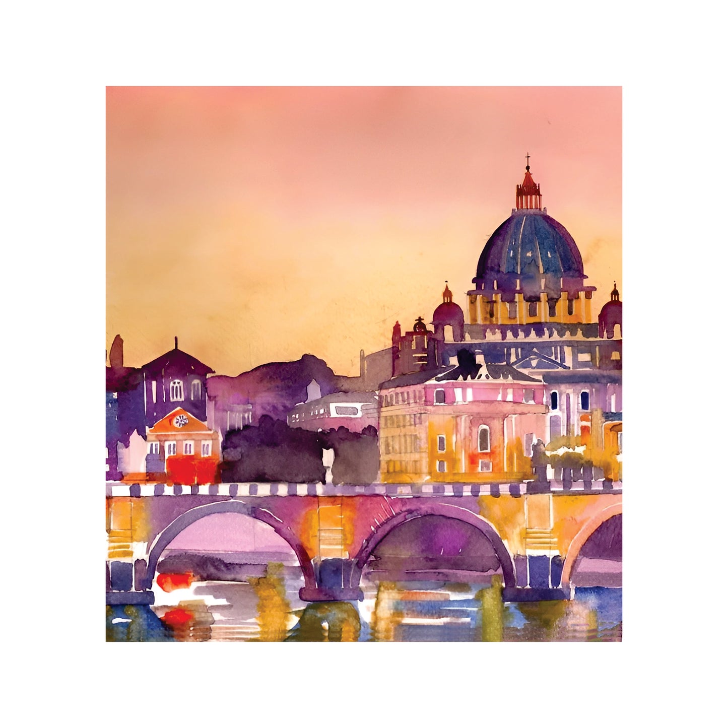 Venice River 65cm x 75cm Medium Appliance Decoupage