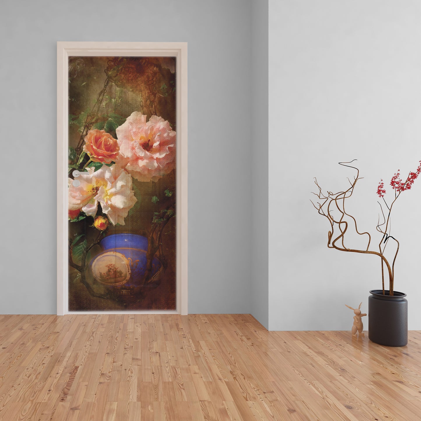 Vintage Roses Decoupage 800mm x 2000mm (Door)