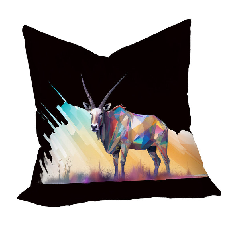 Bright Water Buck on Black Luxury Scatter