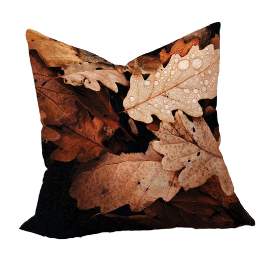 Water Covered Autumn Leaves Luxury Scatter