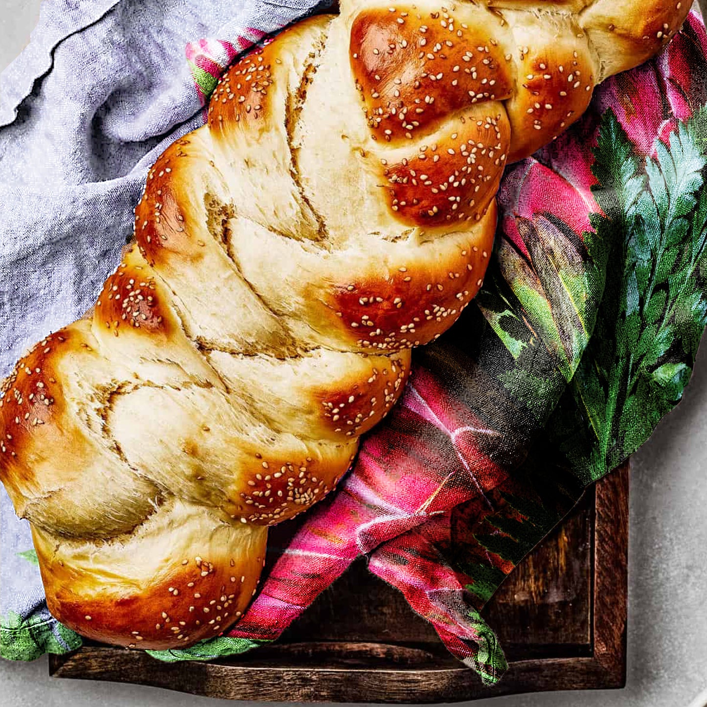 Wild Proteas Tea Towel