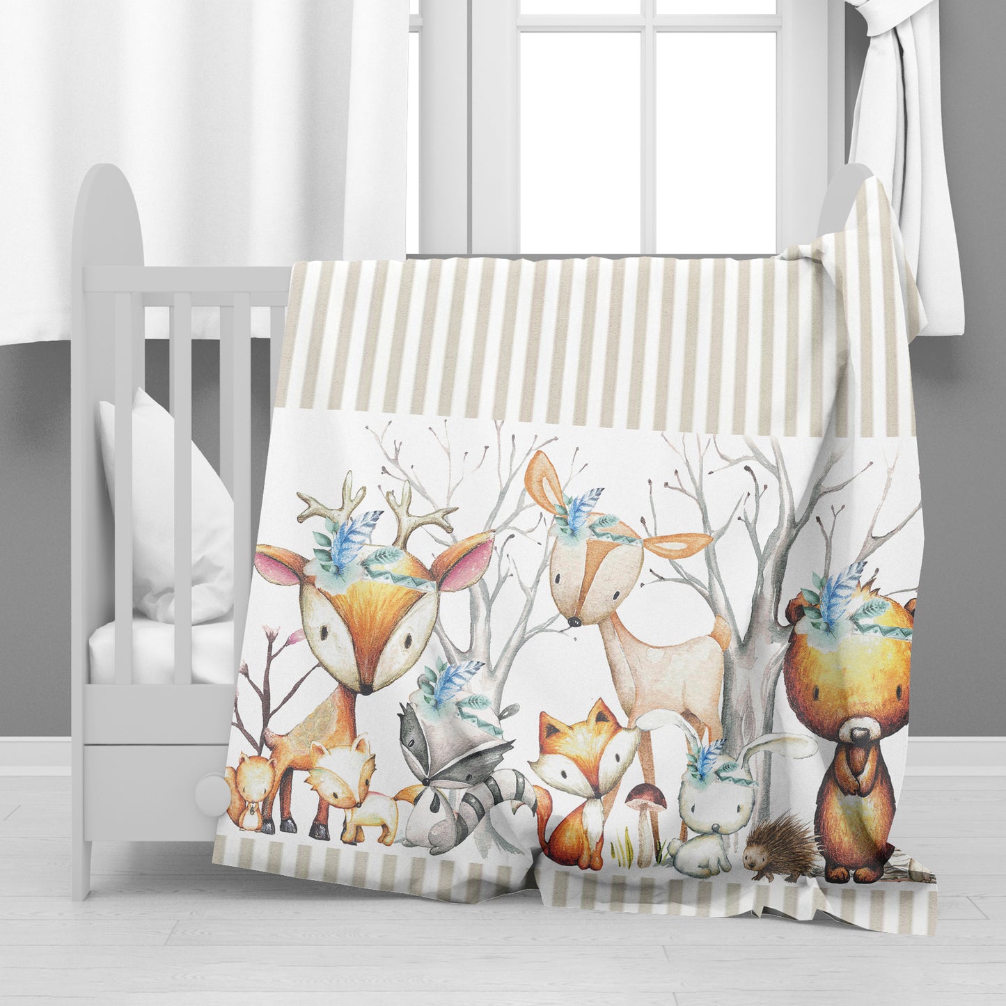 Woodlands Minky Blanket