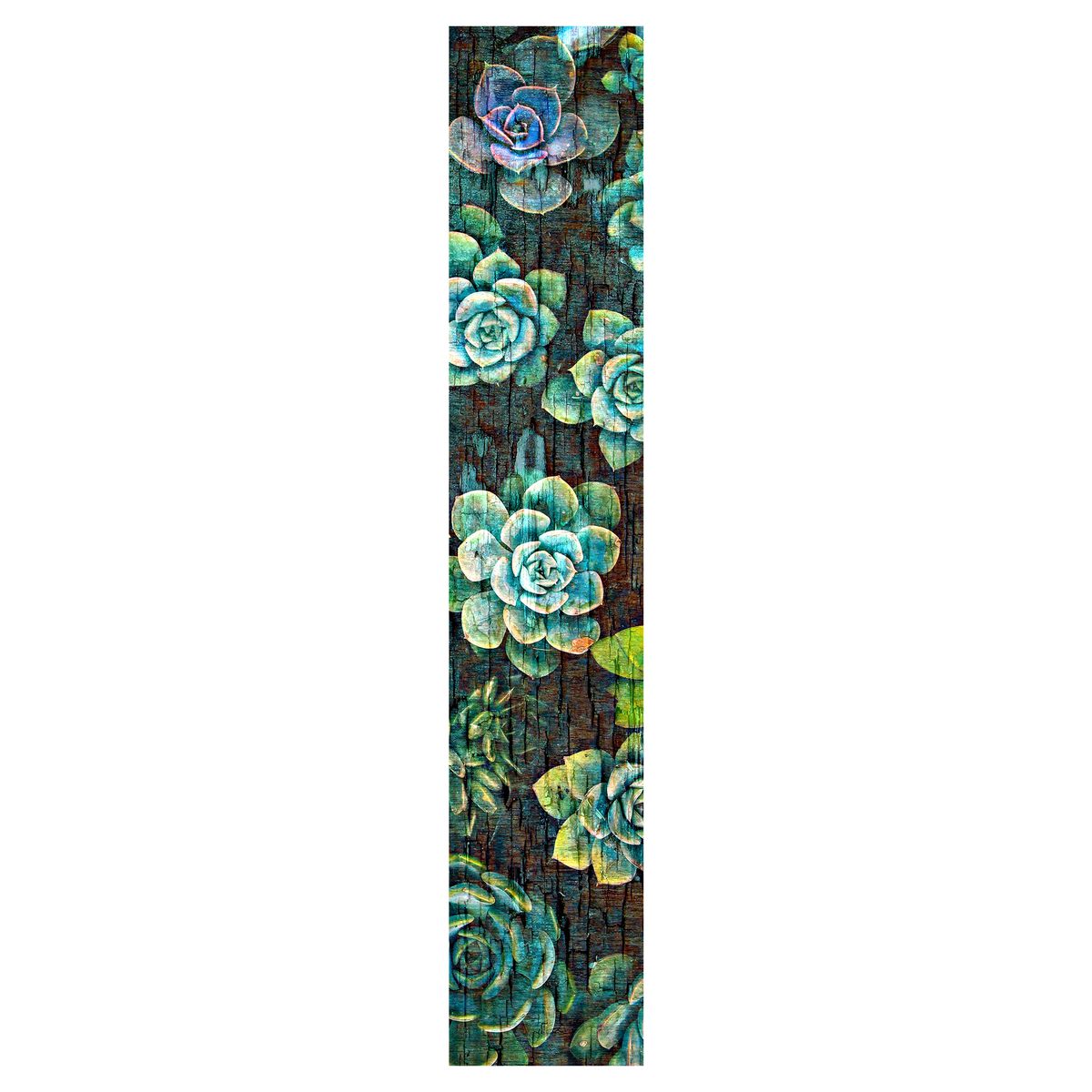 Wooden Succulents Table Runner By Mark van Vuuren