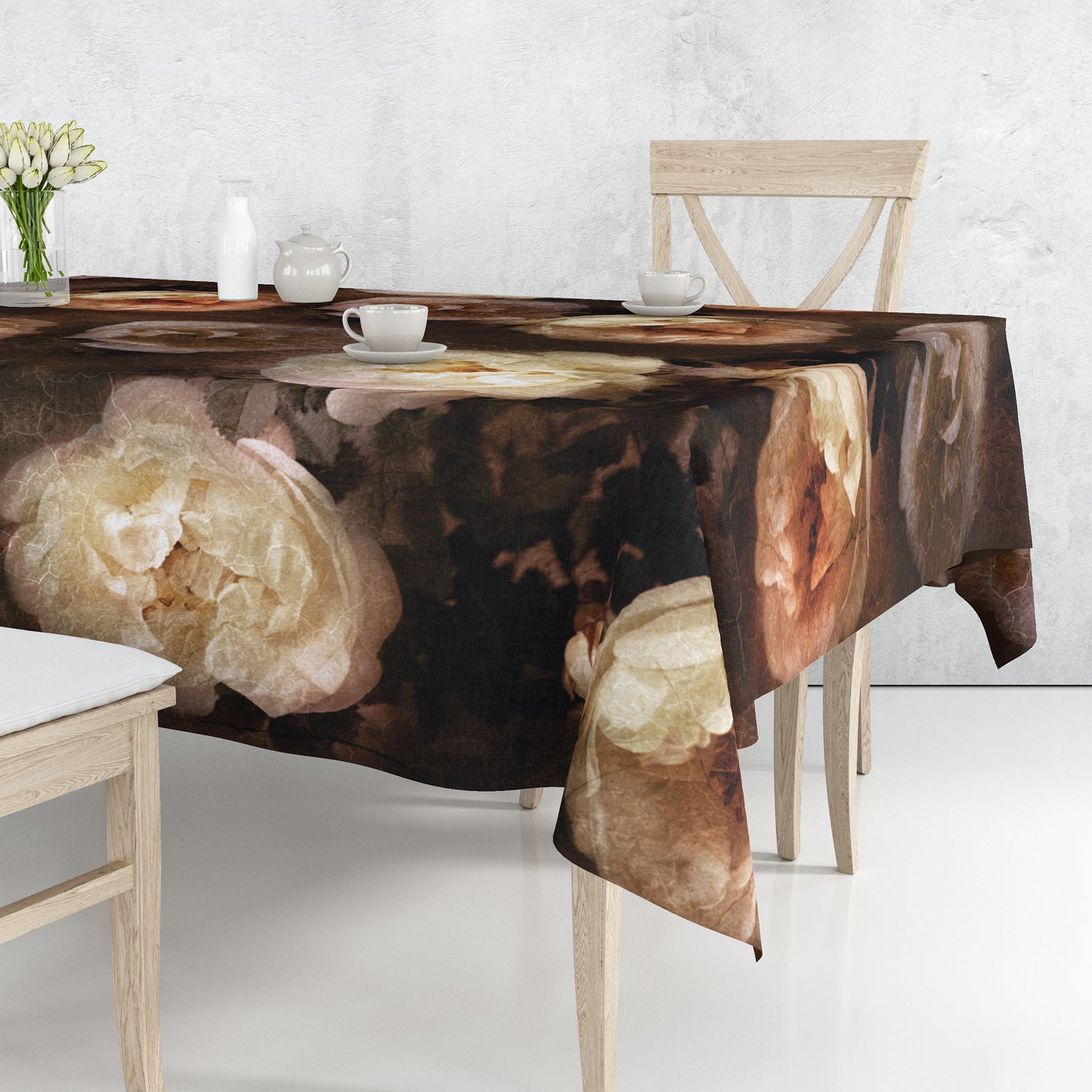Yesterday's Roses Rectangle Tablecloth