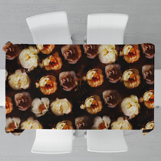 Yesterday's Roses Rectangle Tablecloth