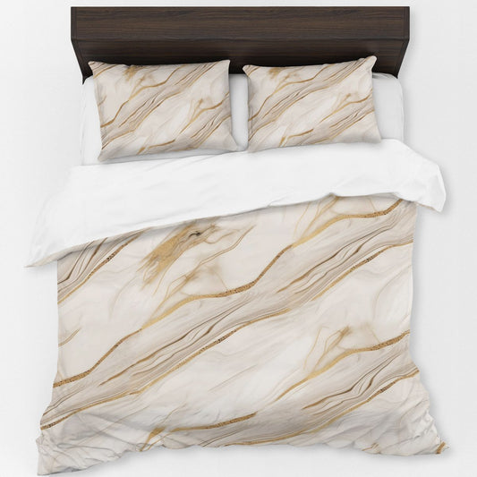 Marble Pattern Duvet Cover Set