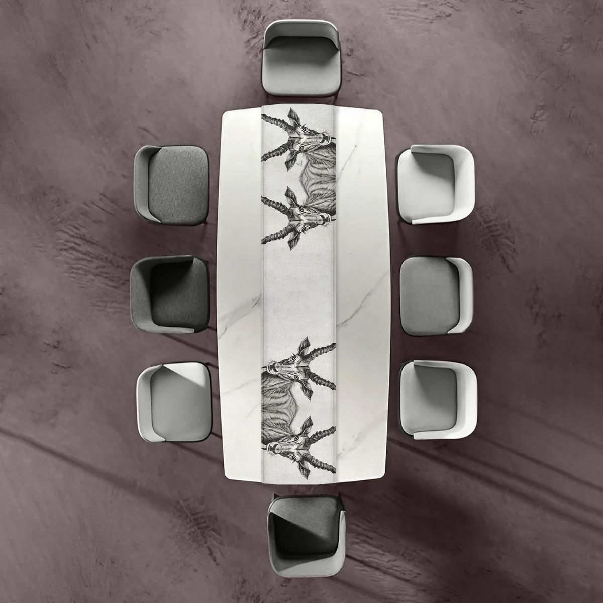 Kudu By Nathan Pieterse Table Runner