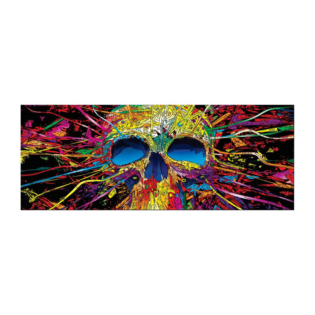 Colourful Skull Large Desk Pad