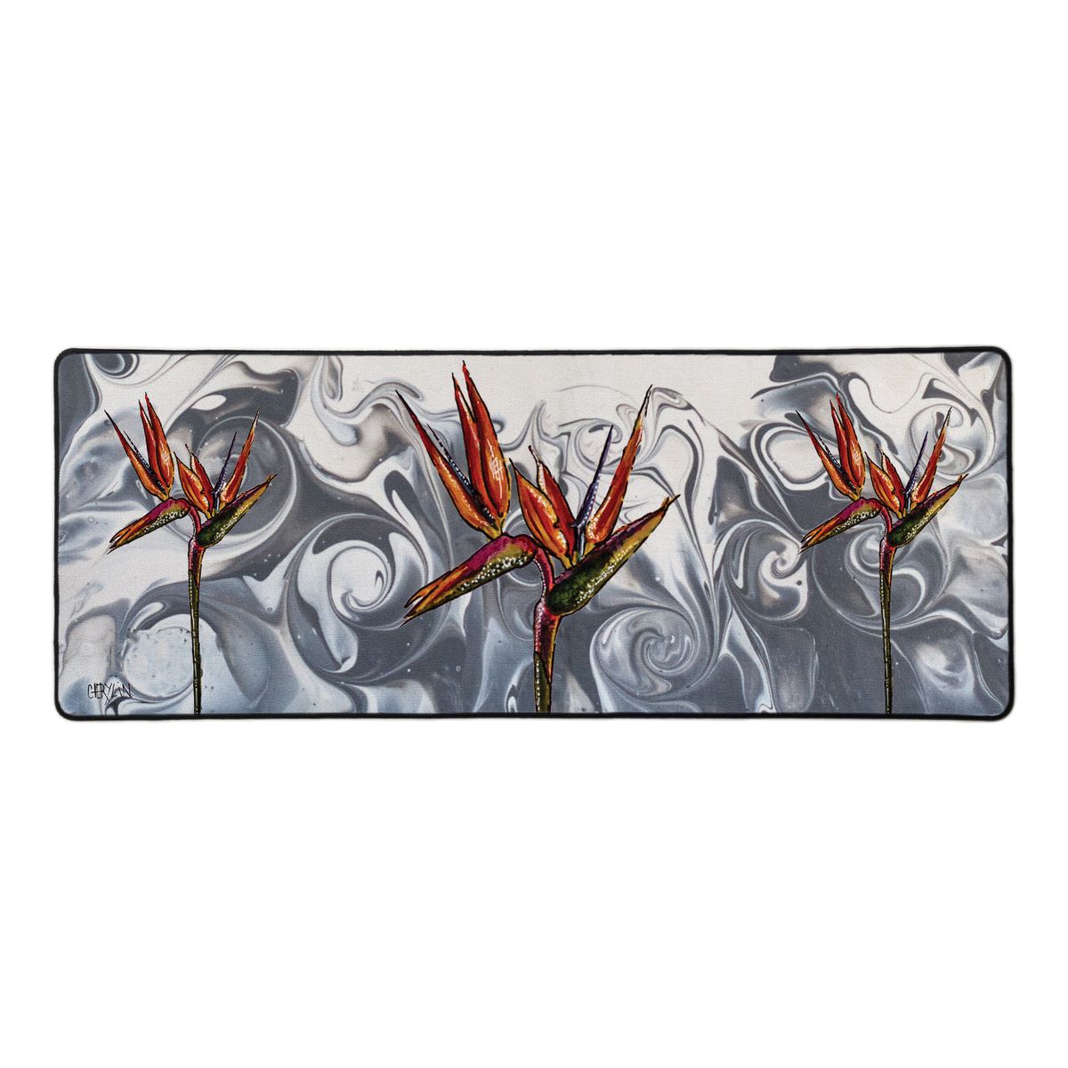 Strelitzia By Cherylin Louw Large Desk Pad