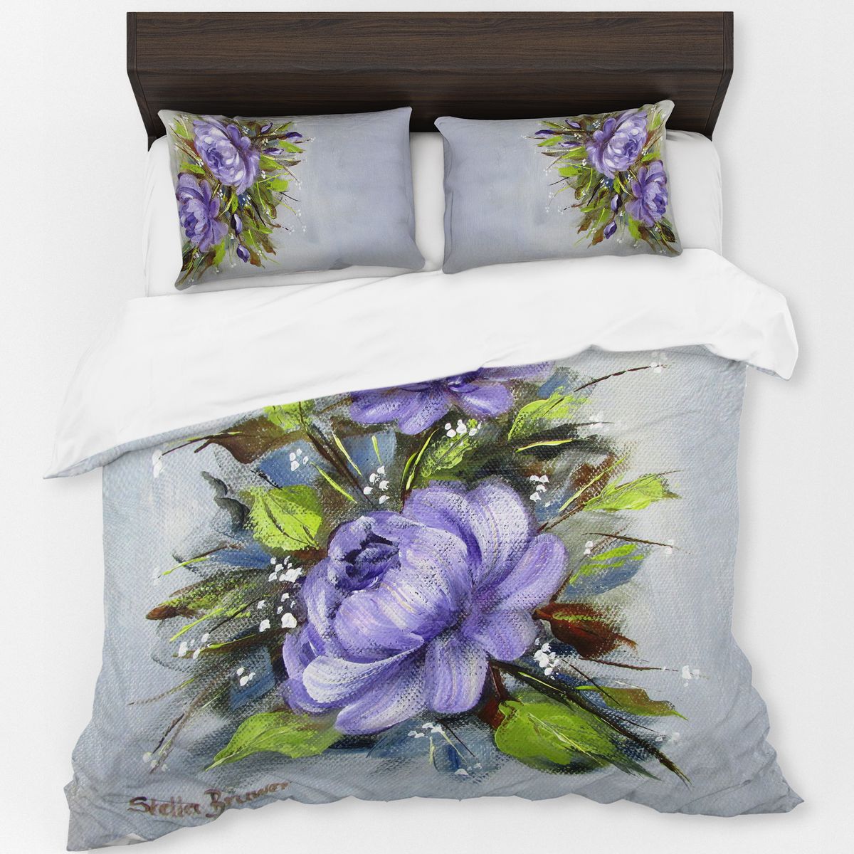 Purple Bliss By Stella Bruwer Duvet Cover Set