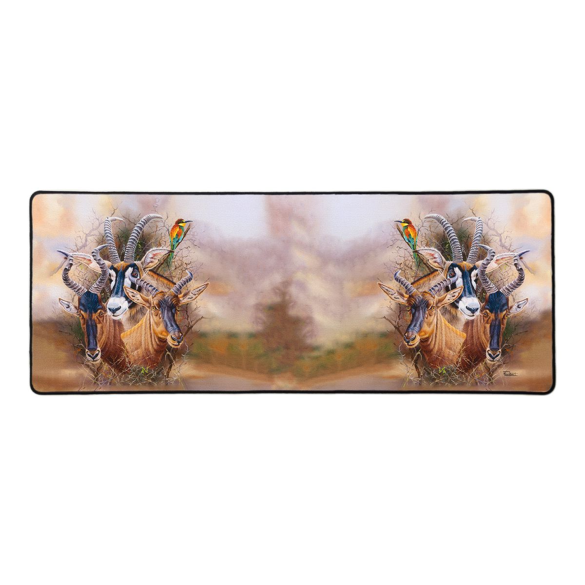 The Plains Game Series Roan By Delene Lambert Large Desk Pad