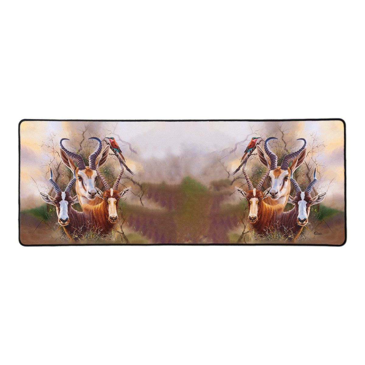 The Plains Game Series Springbok By Delene Lambert Large Desk Pad