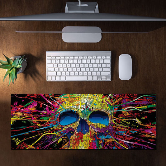 Colourful Skull Large Desk Pad