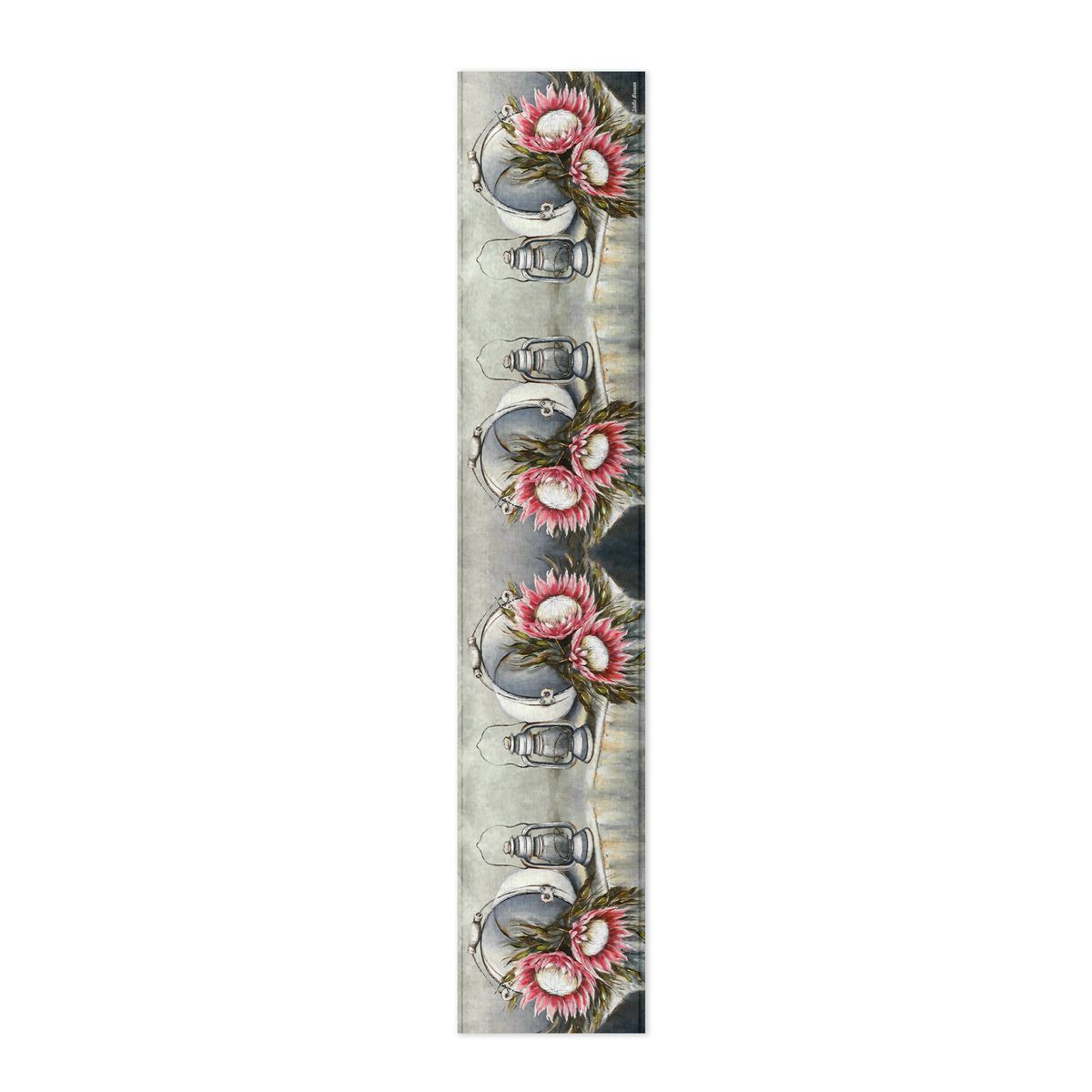 Fallen Protea By Stella Bruwer Table Runner