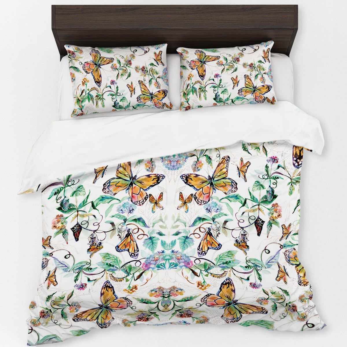 Butterfly Garden By Kristin Van Lieshout Duvet Cover Set
