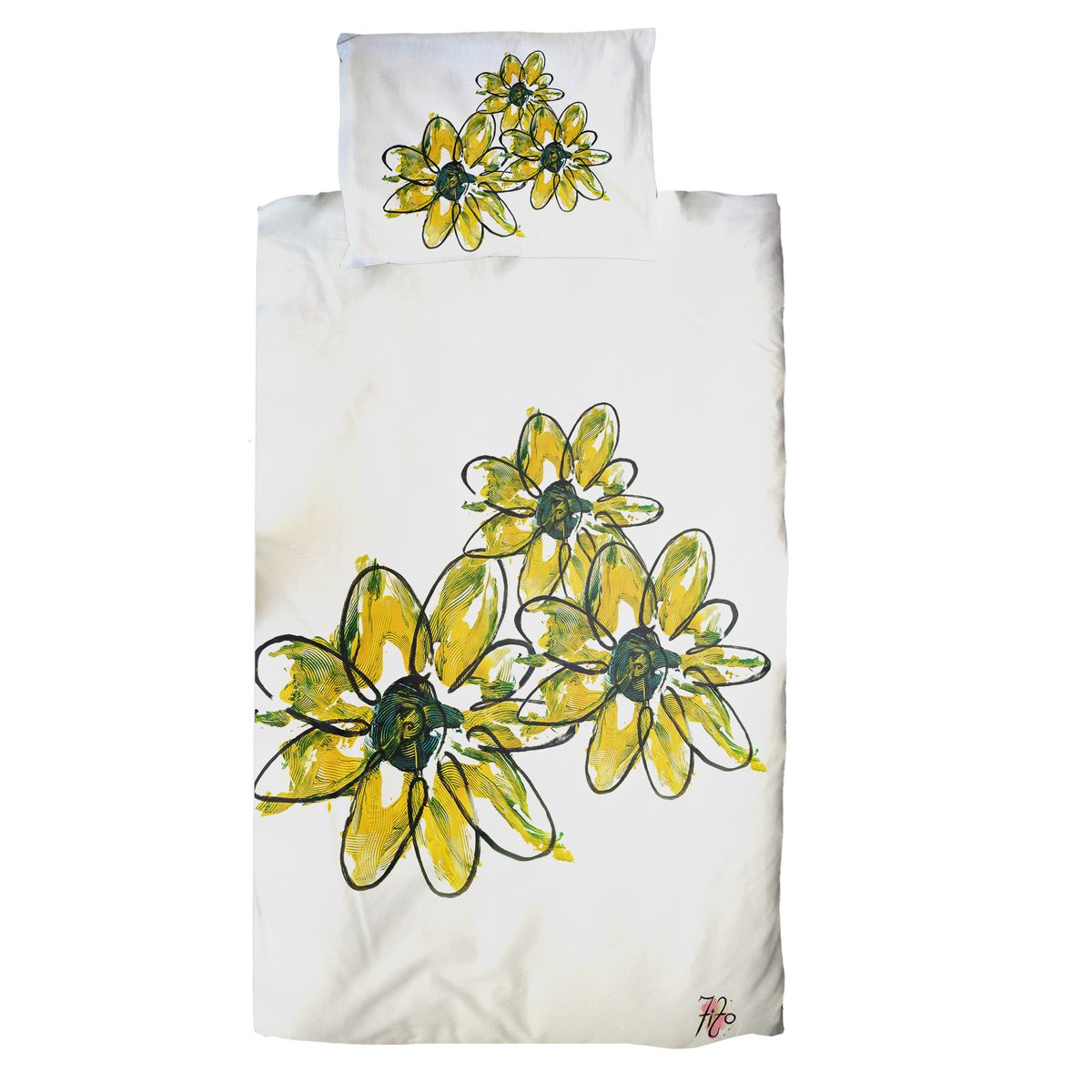 Daisy Doodle By Fifo Cot Duvet Set