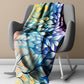 Rainbow Foliage Light Weight Fleece Blanket