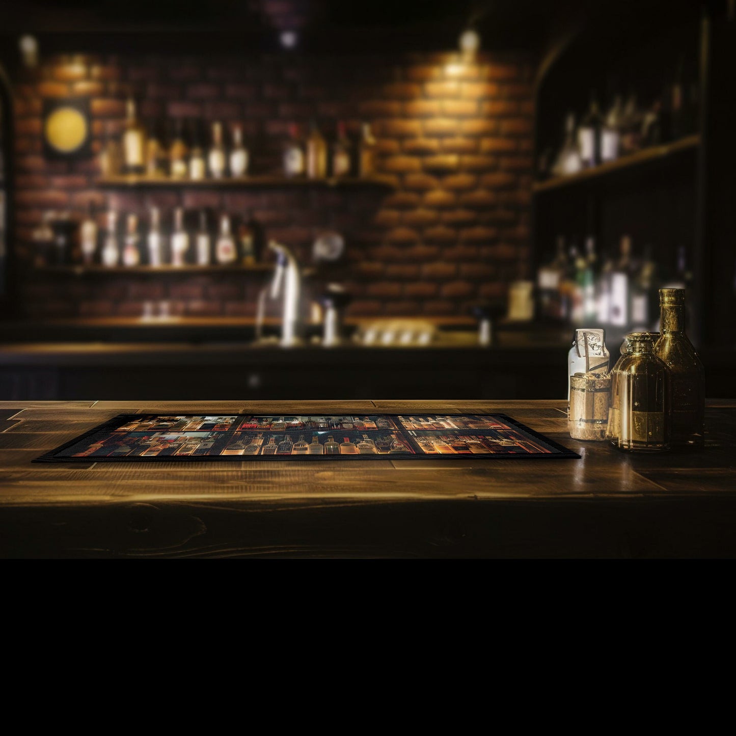 Showcased Bottles Barmat