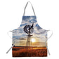 Windmill Sunrise Medium Length Apron By Mark Van Vuuren