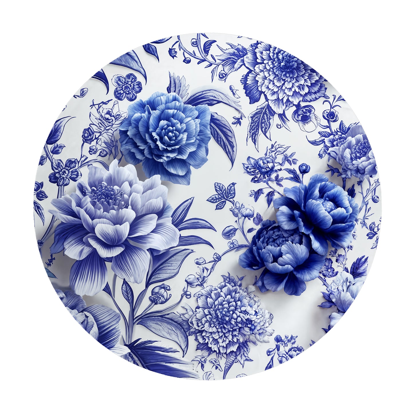 2Symphony in Blue 2,3m Round Tablecloth