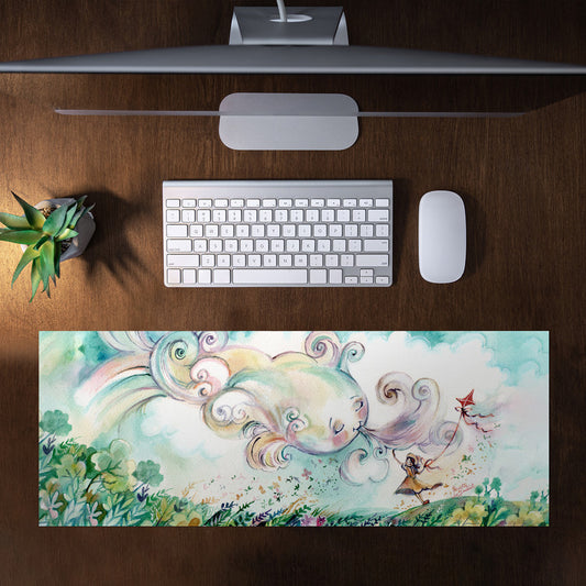 A Friend in the Wind Desk Pad by Kristin van Lieshout