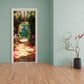A Walk in the Garden Door Decoupage
