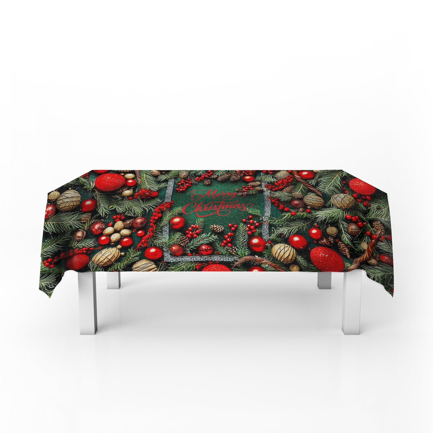 A Touch of Christmas Rectangle Tablecloth