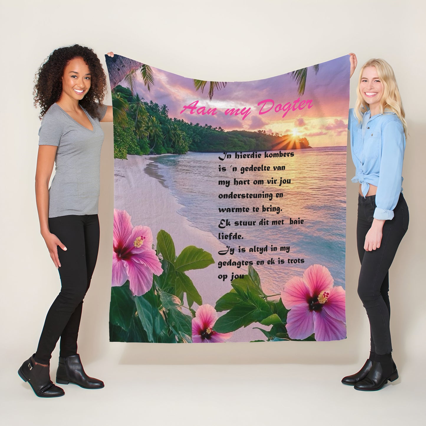 Aan My Dogter Light Weight Fleece Blanket