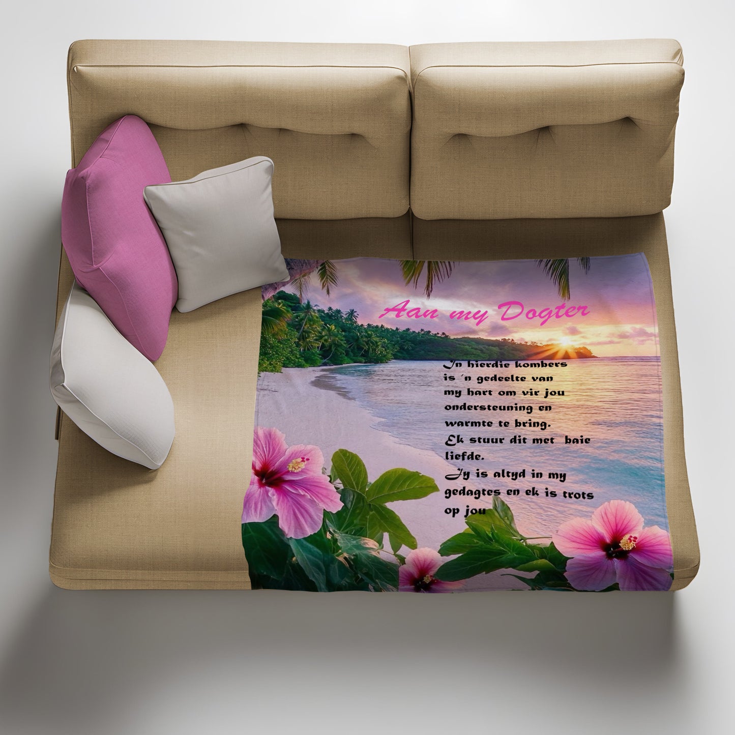 Aan My Dogter Light Weight Fleece Blanket