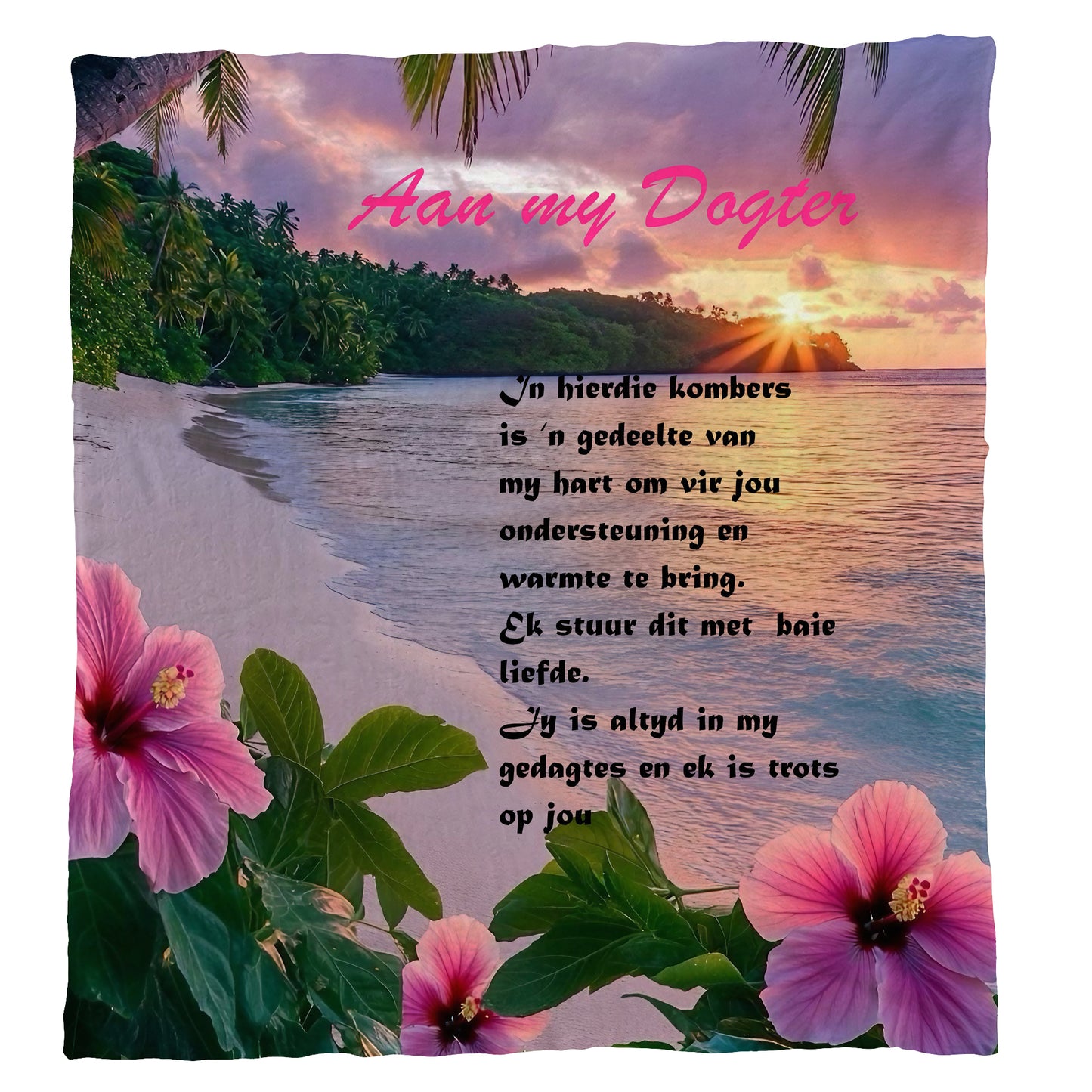 Aan My Dogter Light Weight Fleece Blanket