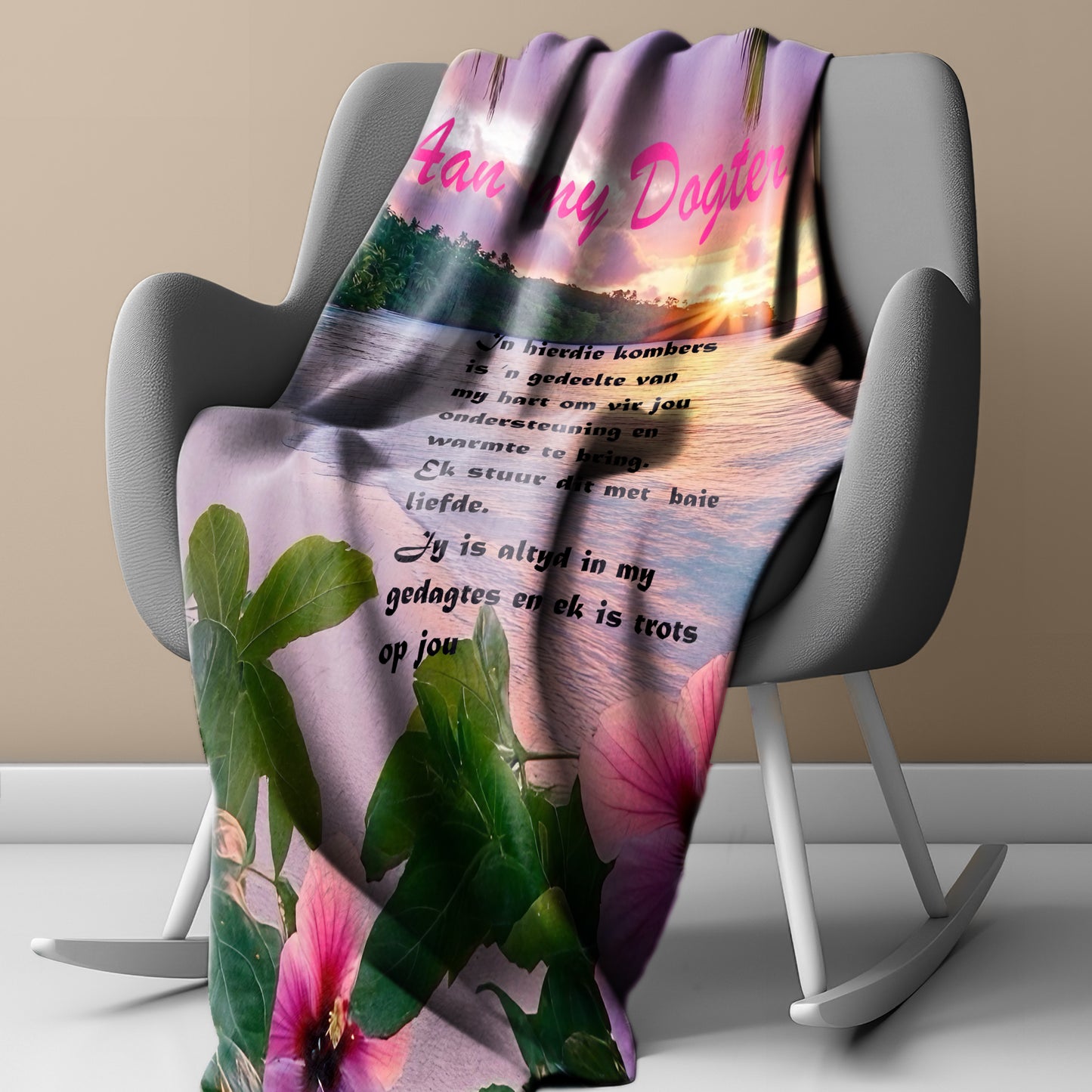 Aan My Dogter Light Weight Fleece Blanket