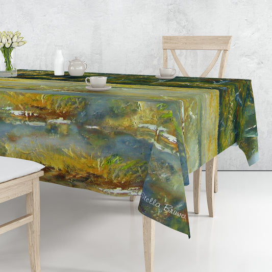 Plaas Rectangle Tablecloth by By Stella Bruwer 180 x 95cm