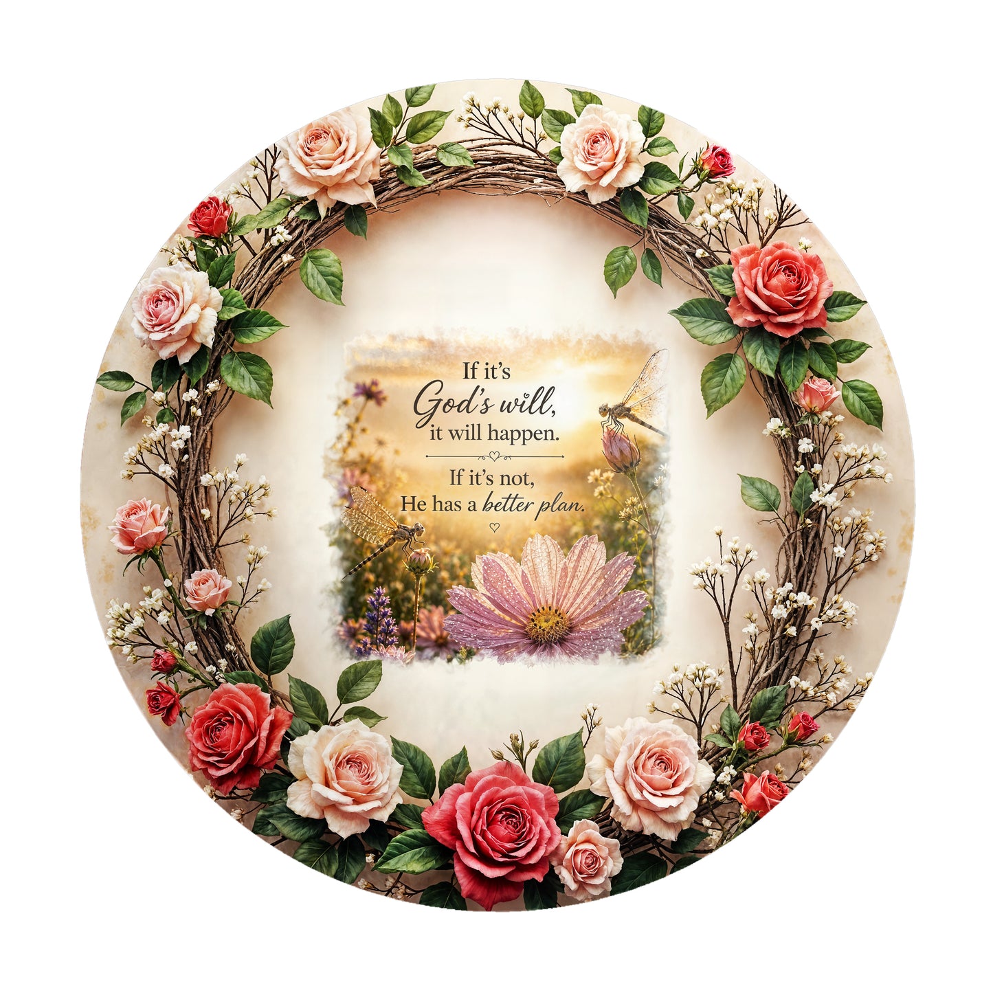 A better Plan Round Tablecloth