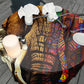 Abstract Africa Elephant Round Tablecloth