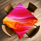 Abstract Fire Glow Square Tablecloth