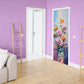 Abstract Floral Vase Door Decoupage