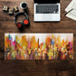 Abstract Forest Large Desk Pad