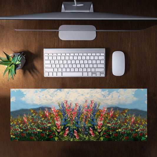 Abstract Fynbos Large Desk Pad By Juanette Menderoi