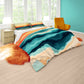 Abstract Ocean Sunset Duvet Cover Set by Wikus Schalkwyk